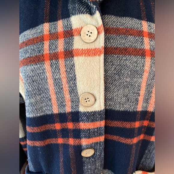 😃 SOLD 😃 Astro Bettie / Starstruck Clothing 1940s Button Down Plaid Jacket - Picture 8 of 10